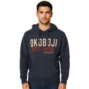 Blue84 Okoboji Long Sleeve Hoodie in Navy Blue – EUC Size Large